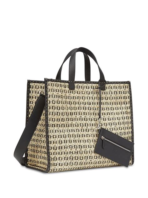 fendi two tone tote